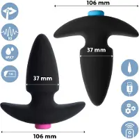 Feelztoys Funkybutts - Set anal vibrant radio (noir)