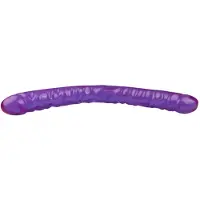 Crystal Jellies Double Dong Crystal Jellies 18" Violet