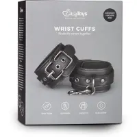 EasyToys - menottes en similicuir - noir