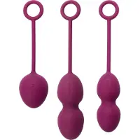 Svakom - Boules de geisha - Set 3 pièces - silicone violet