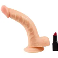 NMC 7.5 - Dildo courbé naturel (19 cm)