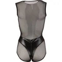 Cottelli collection - body résille brillant - noir