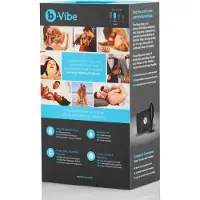 B-Vibe Snug Plug 3 - plug anal à double bille (180 g, noir)