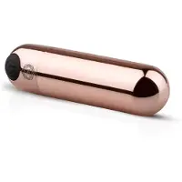 Huismerk - mini vibromasseur bullet rechargeable - couleur or rose