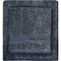 Marc O'Polo Gant de Toilette Melange Marine Light Silver