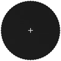 vidaXL Tapis De Saut Tissu Noir Pour Trampoline Rond De 3,96 M