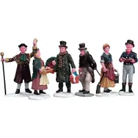 Lemax FIGURINE VILLAGE PEOPLE - VILLAGE PEOPLE SET 6 COD 92356