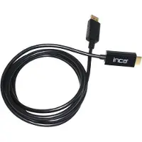 Inca Connexion haute définition : 1,8m de câble DisplayPort vers HDMI pour résolution 4K (30 Hz), noir
