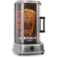 OneConcept Klarstein Kebab Master Pro Grill vertical Tourne Broche 1500W Machine à kebab Acier