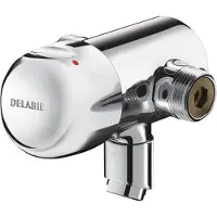 Delabie Robinet mélangeur mural TEMPOMIX G3/4B, durée de mélange 7 secondes, bec fixe