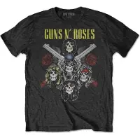 Ginza.se Hommes, T-shirt, Pistols & Roses, Noir, (L)