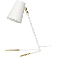 Hubsch - Slant Lampe de Table White/Brass