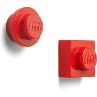 LEGO Aimants - 2 pièces - Rouge - - UneTaille - Jouets Magnétiques