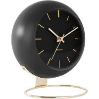 Karlsson - Horloge de bureau Globe - Noir