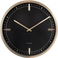 Karlsson Horloge Karlsson Dots & Batons Black 42 cm