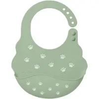 Babyono bavoir silicone Foot Print 6M+ fermeture réglable (6 mois)