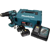 Makita DHP459RTJ 2x 5,0Ah Batterie + MAKPAC