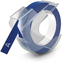 Dymo Ruban de gaufrage 3D (0.90 cm, Bleu)