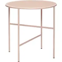 Hubsch Table d'appoint en métal / verre - nude