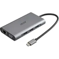 Acer HP.DSCAB.002 station d'accueil USB 3.2 Gen 1 (3.1 Gen 1) Type-C Argent