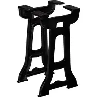 vidaXL Pieds de banc 2 pcs Y-Frame Fonte