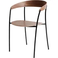 New Works Missing Fauteuil Walnut