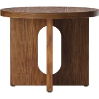 Menu Androgyne Table d'Appoint Ø50 Walnut | Walnut