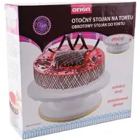 Orion Patera obrotowa do dekoracji ciast tortów 28 cm uniwersalny, Outils de décoration pâtisserie, Multicolore