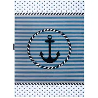 Rugsx Tapis PETIT MARINE ANCRE MER bleu 160x220 cm