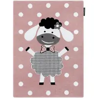 Rugsx Tapis PETIT DOLLY mouton rose 180x270 cm