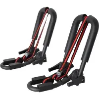 Menabo Porte-kayak de toit support canoë 2 pièces porte-bateau sangles fixation