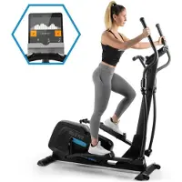 Capital Sports Helix Pro Vélo elliptique Bluetooth Appli volant d'inertie 20 kg