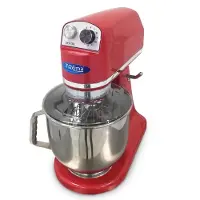 Maxima - Mélangeur planétaire Gastro - 7 l - Jusqu'à 2 kg de pâte - Rouge framboise