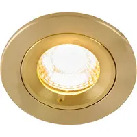 QAZQA Spot encastré moderne rond doré IP44 - Xena Round