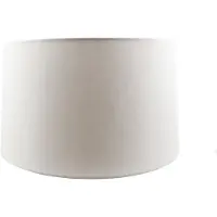 QAZQA Abat-jour en lin blanc 45 cm