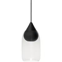 MATER Liuku Suspension Transparent Glass (CGC23) | Black Drop