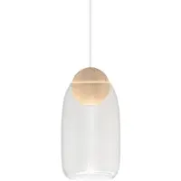 MATER Liuku Suspension Transparent Glass (CGC23) | White Ball