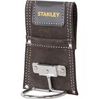Stanley Porte-marteau en cuir véritable - - Accessoire de bricolage - Marron