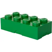 LEGO Boîte à Repas - 8 Boutons - 1,5 L - Dark Green - - UneTaille - Boîte à Repas