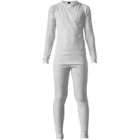 Maier Sports Kim Long Sleeve Base Layer Set Gris 176 cm Enfants