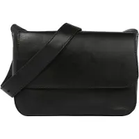s.Oliver Cuir sac à épaule bandoulière sac à épaule Crossbody Bag Grey / Black noir