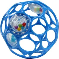 Oball Hochet - 9 cm - Bleu - - UneTaille - Hochet