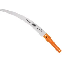 Bahco Steel Pruning Saw With Pole And Sharpenable Teeth 6 Dpp With Tubular Handle 360 Mm Orange