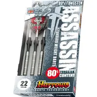 Harrows Fléchettes - - Assassin - 21 grammes - Tungstène 80% - Vol Prime 7525