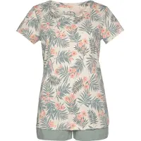 LASCANA Shorty crème / bleu fumé / saumon