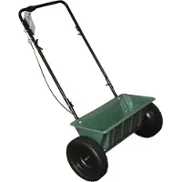 Generique Epandeur En Ligne Poussé, Largeur 56cm, Capacité 25 Litres, Roues Polypropylène De 30cm