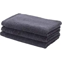 Aquanova Serviettes Invités Aquanova London Graphite 30 x 50 cm (Lot de 6)