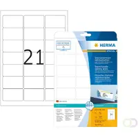 Herma Étiquettes d'adresse amovibles A4
