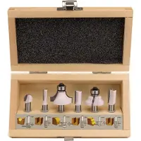 Makita D-53540 Set De Fraisage 8 Mm 6 Pièces