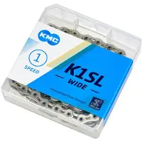 Kmc K1sl Wide Chain Argenté 100 Links